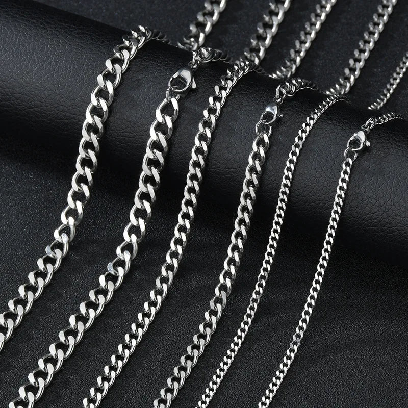 Men Cuban Chain Necklace 3mm | Daxon