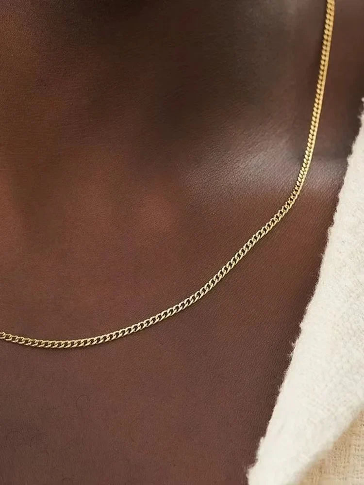 Men Cuban Chain Necklace 3mm | Daxon