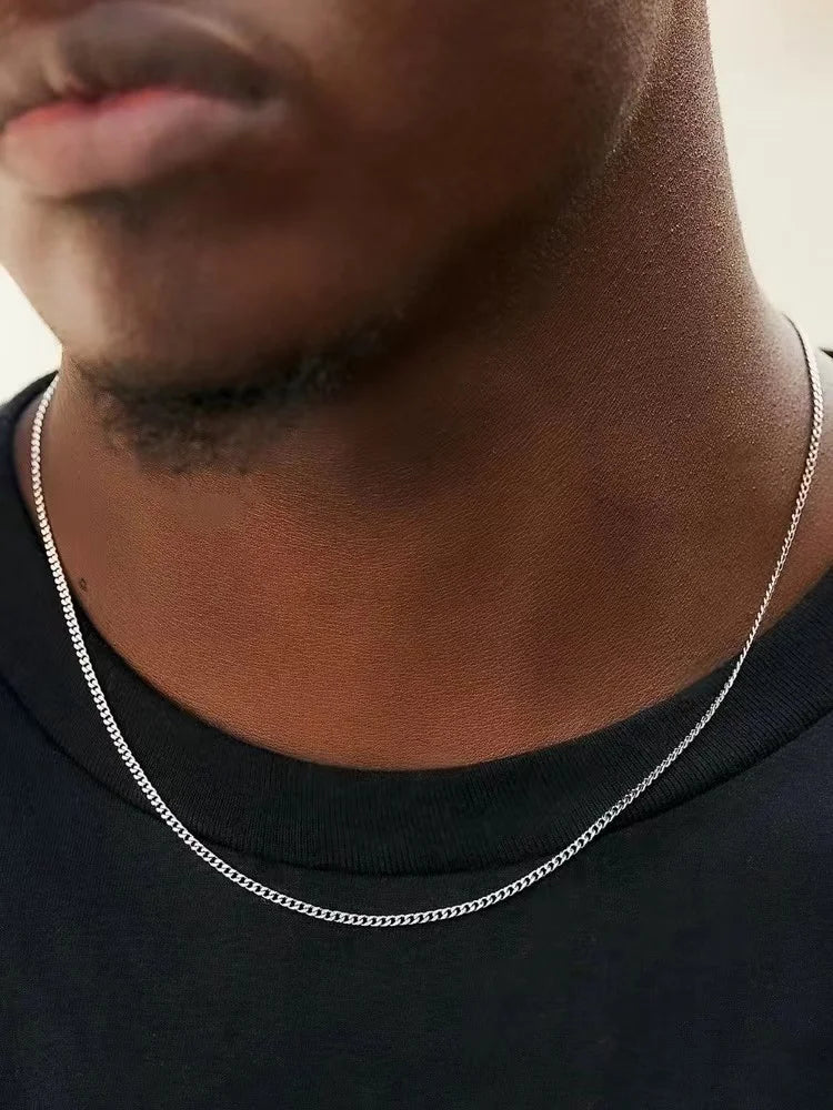 Men Cuban Chain Necklace 3mm | Daxon
